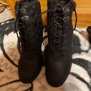 Never worn brand new booties with a little heel